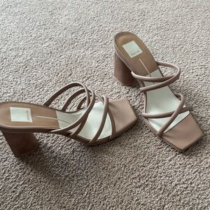 Dolce Vita Tan Strappy Heels